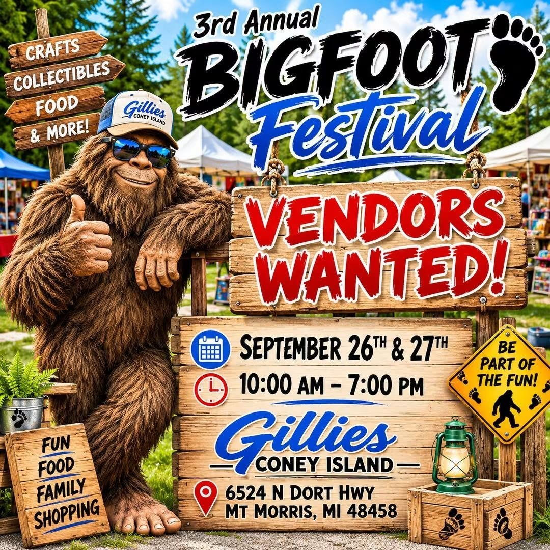 Flyer for 3rd Annual Bigfoot Festival